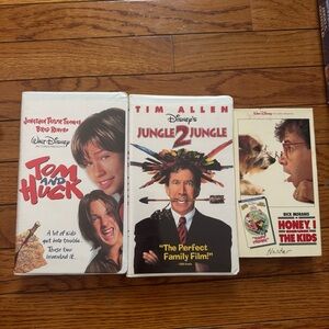 Disney VHS Movie Collection Set of 3 Excellent‎ Pre Owned Condition Vintage